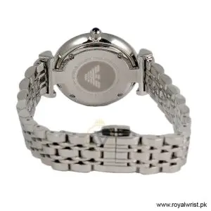 Emporio Armani Women’s Analog Stainless Steel Dark Blue Dial 32mm Watch AR11091 (Like New) - Image 4