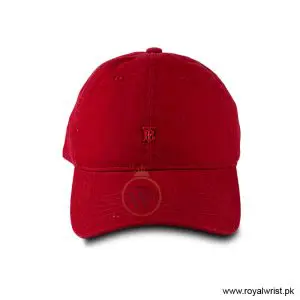 Alternative view of Burberry Unisex TB Monogram Embroidered Cotton Baseball Cap Red B18241