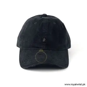 Alternative view of Burberry Unisex TB Monogram Embroidered Cotton Baseball Cap Black B18244