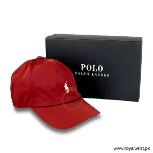 Polo Ralph Lauren Men's Classic Signature Pony Embroidered Baseball Cap Red 98203/36