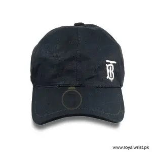 Alternative view of Burberry Off-Center Monogram Embroidered Cotton Baseball Cap Black B18249
