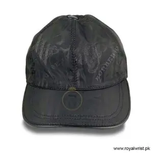 Alternative view of Burberry Jacquard Equestrian Knight Nylon Baseball Cap Black B18254