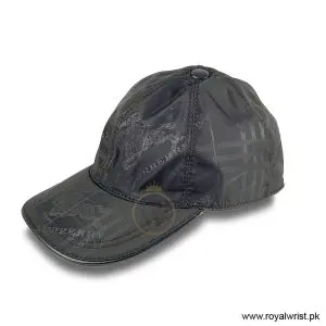 Burberry Jacquard Equestrian Knight Nylon Baseball Cap Black B18254 - Image 3