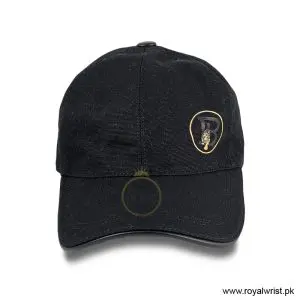 Alternative view of Burberry Off-Center 'B' Crest Patch Cotton Baseball Cap Black B18267