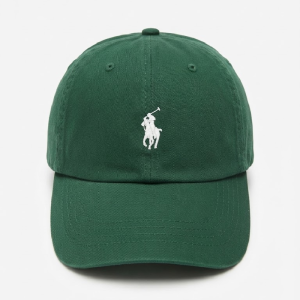 Ralph Lauren Polo Classic Unisex Forest Green Baseball Cap with White Embroidered Logo 98203/15