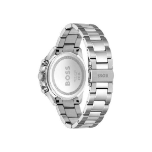 Hugo Boss Men’s Runner Quartz Chronograph Silver Stainless Steel Blue Dial 43mm Watch 1514143 - Image 3