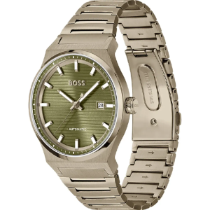 Alternative view of BOSS Men’s Candor Automatic Green Dial Bronze Stainless Steel 41mm Watch 1514184