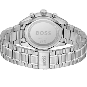 BOSS Men’s Grand Prix Quartz Chronograph Green Dial Silver Stainless Steel 44mm Watch 1514266 - Image 3