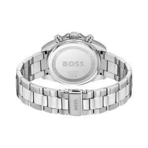 BOSS Men’s Hero 2.0 Quartz Chronograph Green Dial Silver Stainless Steel 44mm Watch 1514268 - Image 3