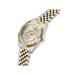 Alternative view of GUESS Men’s GD Jaden Quartz Beige Sunray Dial Two-Tone Stainless Steel 42mm Watch GW0977G6