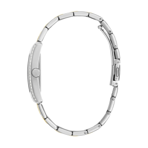 GUESS Women’s Bonnie Quartz Green Roman Numeral Dial Silver-Tone Stainless Steel Two-Tone Bracelet 27mm Watch GW0874L2 - Image 4