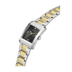 Alternative view of GUESS Women’s Bonnie Quartz Black Dial Two-Tone Stainless Steel 27mm Watch GW0876L3