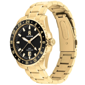 Alternative view of Tommy Hilfiger Men’s Quartz Gold Stainless Steel Black Dial 42mm Watch 1792133
