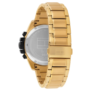 Tommy Hilfiger Men’s Quartz Gold Stainless Steel Black Dial 43mm Watch 1792199 - Image 3