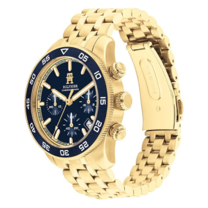 Alternative view of Tommy Hilfiger Men’s Quartz Gold Stainless Steel Blue Dial 41mm Watch 1792158
