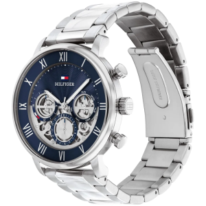 Alternative view of Tommy Hilfiger Men’s Quartz Silver Stainless Steel Blue Dial 44mm Watch 1710569