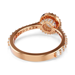 Swarovski Una Angelic Crystal Cocktail Ring White & Rose Gold-Tone Plated 5639404 - Image 4