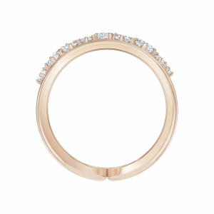 Alternative view of Swarovski North Crystal Ring White Crystal & Rose Gold-Tone Finish 5512431