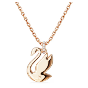 Swarovski Swan Pendant Medium Pink Rose Gold-Tone Plated 5647552 - Image 4