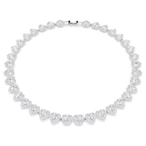 Swarovski Ariana Grande x Swarovski Heart Necklace Mixed Cuts White Rhodium Plated 5720857