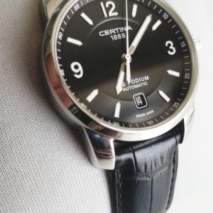 Certina C001.407.16.057.00 Men's Watch XL Analogue Automatic Leather