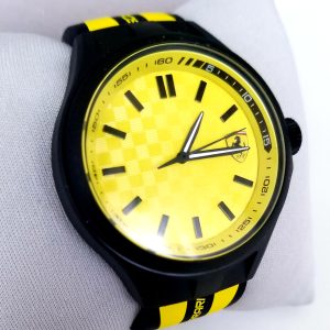 Scuderia Ferrari Analog Yellow Dial Men's Watch - 0830285