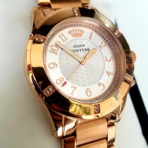 Juicy Couture Ladies Rich Girl Watch Rose Gold 1901201