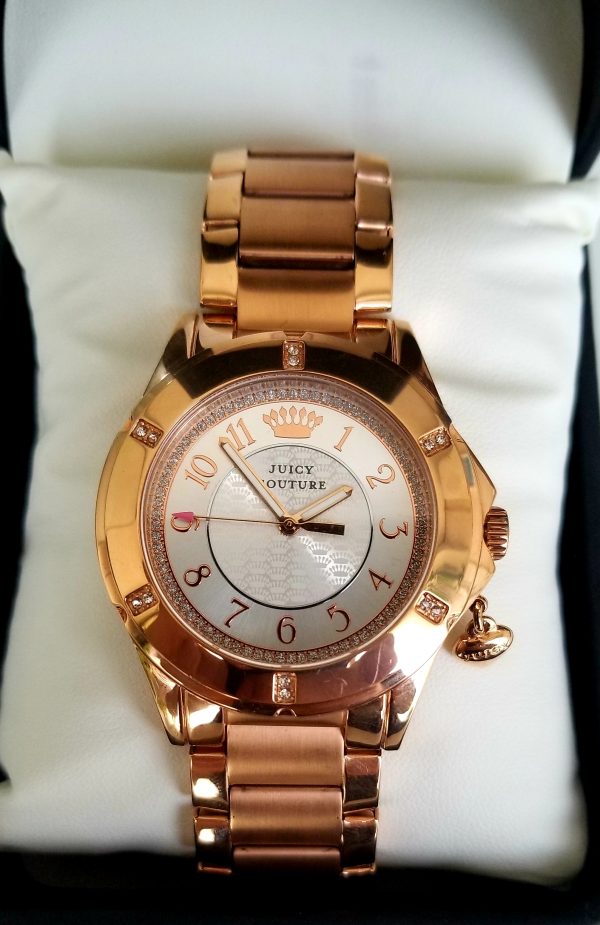 juicy couture rose gold watch