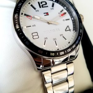 Tommy Hilfiger Sport Men's Quartz White Dial Stainless Steel Chain Watch 1791177