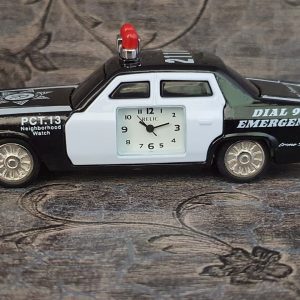 Fossil Relic Police Car Desk Clock Patrol Car Clock RL3030