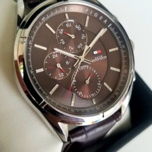 Chale Multi-Function Brown Dial Brown Leather Men's Watch