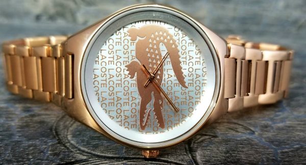 Lacoste Women's Valencia Rose Gold Steel Watch 2000929