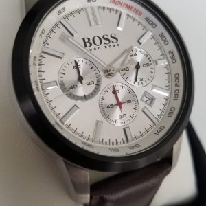 Hugo Boss Men's 1513184 Brown Leather Quartz Watch