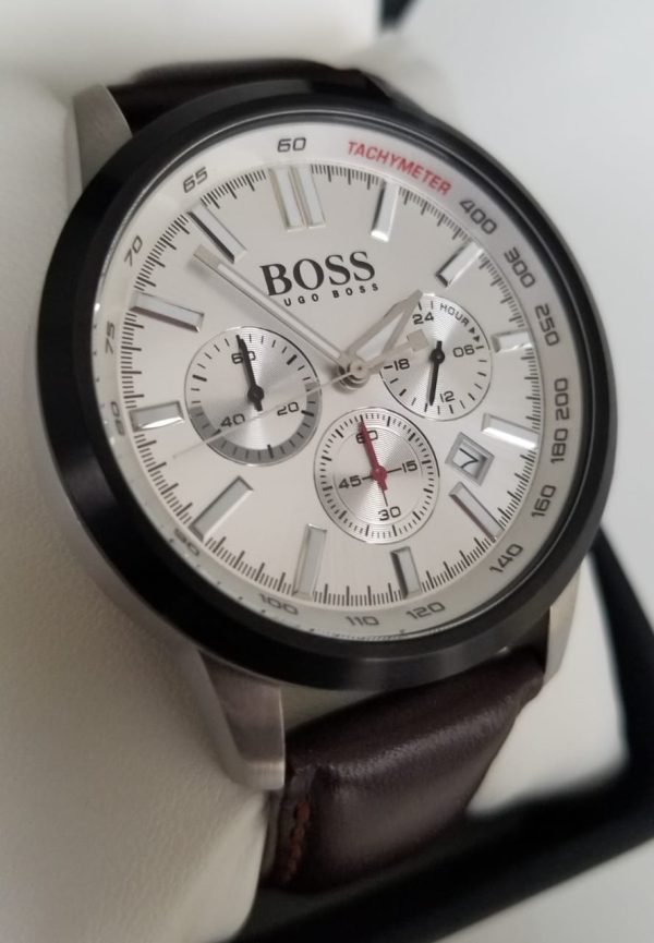 Hugo Boss Men's 1513184 Brown Leather Quartz Watch