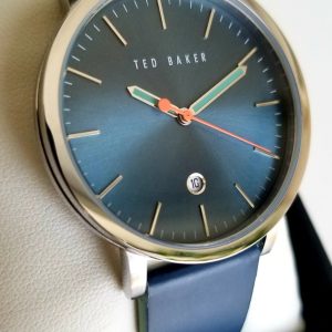 Ted Baker Men's 'Graham' Quartz Stainless Steel and Canvas Dress Watch