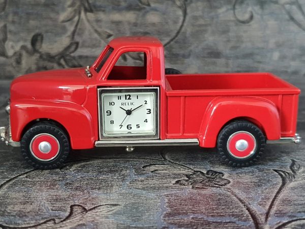 Fossil Relic Watch Company Limited Edition Red Pick Up Truck Clock