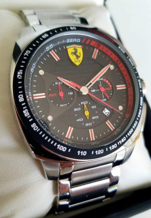 Scuderia Ferrari Aero Evo Mens Stainless Steel Watch 0830192