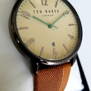 Ted Baker Men's Analog Japanese-Quartz Watch with Leather Strap 10031573