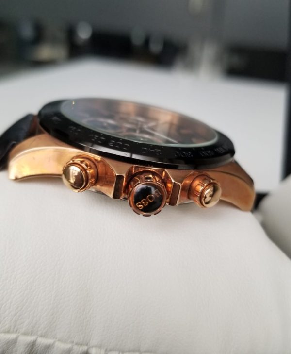 hugo boss bronze watch