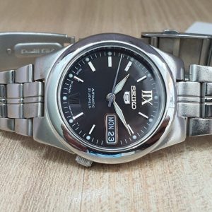 Seiko 5 Automatic Men's Stainless Steel Analog Wrist Watch SYMA11J1