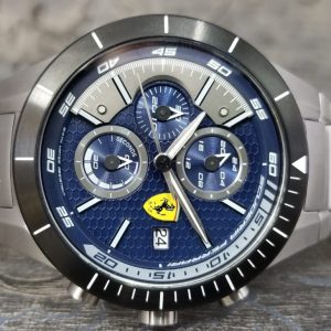 Ferrari Men's 0830270 REDREV Evo Analog Display Japanese Quartz Silver Watch
