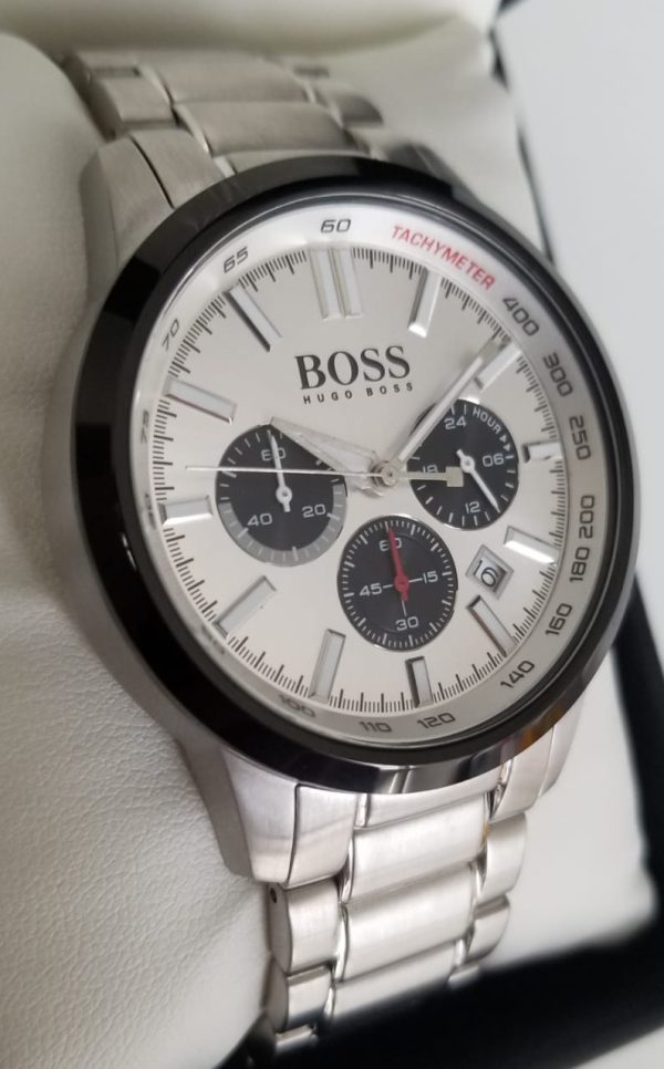 Hugo Boss Racing Silver Dial Men's Watch 1513185