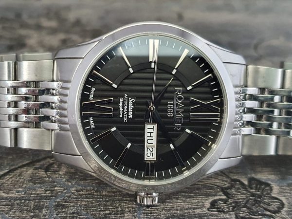 Roamer Saturn Black Dial Automatic Men's Watch 941637 41 53 90