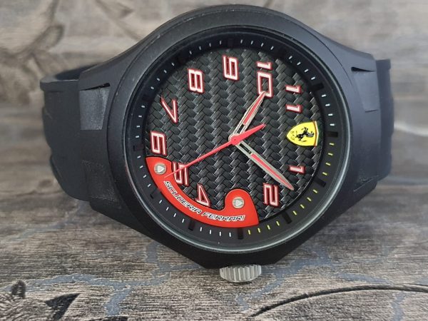 Scuderia Ferrari Analog Black Dial Men's Watch - 0830288