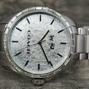Coach 14502457 Women's Tristen Sterling Silver Foil Crystal Stainless Steel Watch