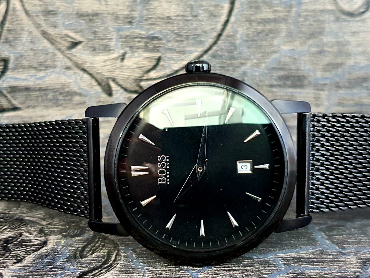 Hugo boss slim on sale watch