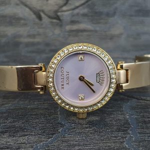 Juicy Couture Women's 1901227 Luxe Couture Gold-Tone Watch
