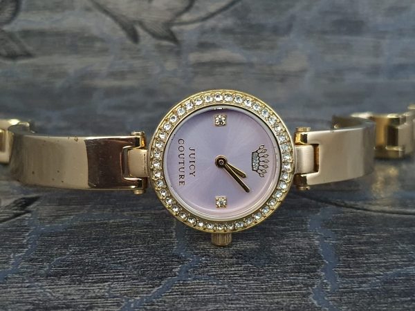 Juicy Couture Women's 1901227 Luxe Couture Gold-Tone Watch
