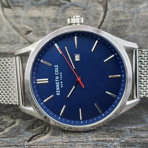 Kenneth Cole New York Men's 10030837 Classic Analog Display Japanese Quartz Silver Watch
