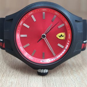 Ferrari Men's Pit Crew Analog Display Quartz Black Watch 830219
